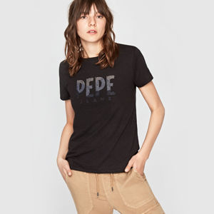 Pepe Jeans dámské černé tričko Mirilla - M (999)